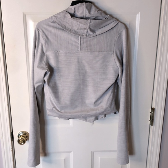 Zyia Haze Yoga Shawl Silver Spacedye - Picture 7 of 11